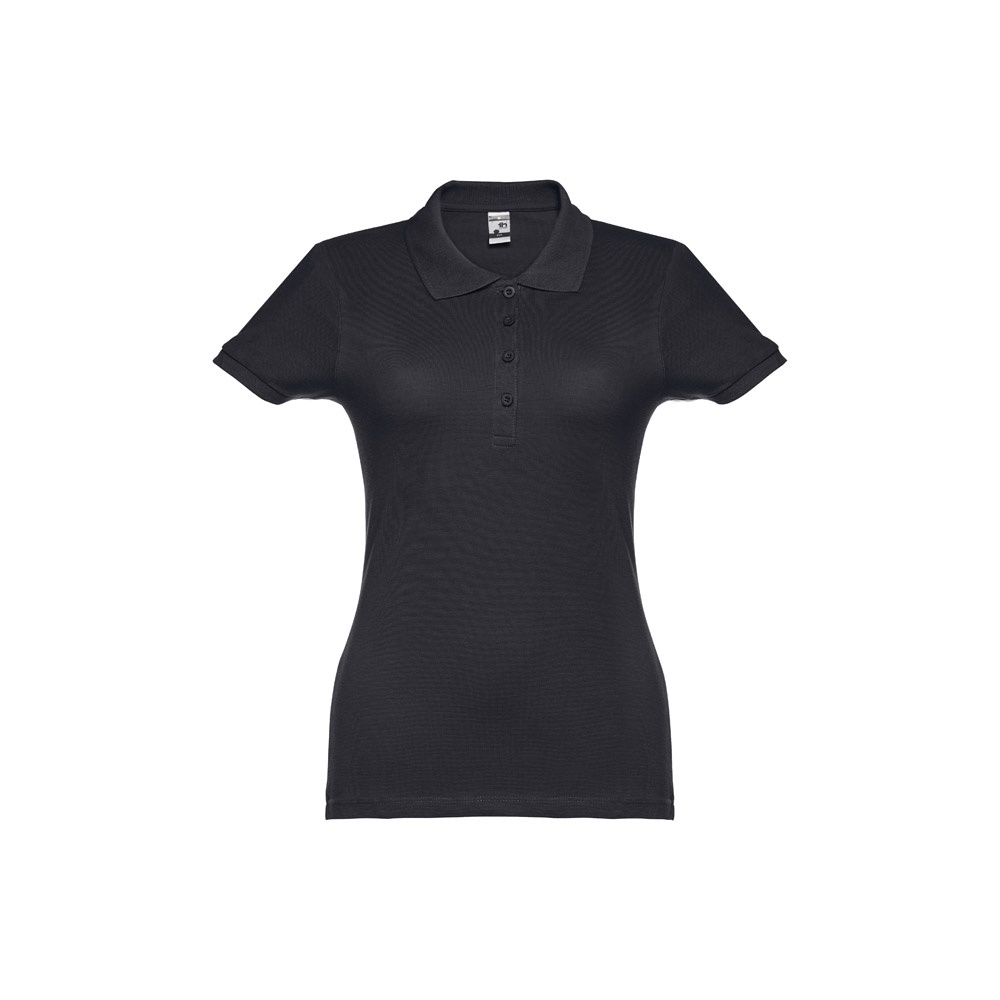 THC EVE. Damski polo t-shirt P033047S ciemny granat