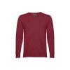 THC MILAN. Męski sweter V-neck z bawełny i poliamidu P033323S burgund