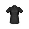 THC LONDON WOMEN. Damska koszula oxford z krótkim rękawem P033402S czarny