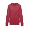 THC AMSTERDAM WOMEN. Bluza damska z bawełny i poliestru P033612S czerwony melanż