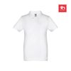 THC ADAM KIDS WH. Koszulka polo z krótkim rękawem dla dzieci (unisex). Kolor biały P033894S