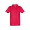 THC ADAM KIDS. Bawełniana koszulka polo z krótkim rękawem dla dzieci (unisex) P033900S czerwony