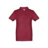 THC ADAM KIDS. Bawełniana koszulka polo z krótkim rękawem dla dzieci (unisex) P033900S burgund