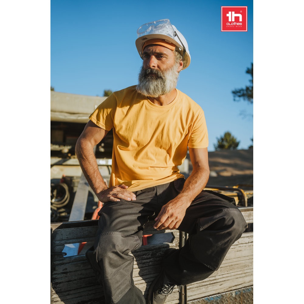 THC WARSAW. Spodnie męskie z bawełny i poliestru P034020S ST-30178-W