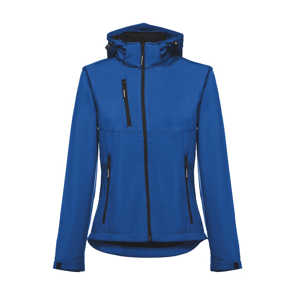 THC ZAGREB WOMEN. Damska kurtka softshell taliowana P034078S szafirowy