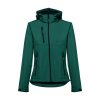 THC ZAGREB WOMEN. Damska kurtka softshell taliowana P034078S ciemny zielony