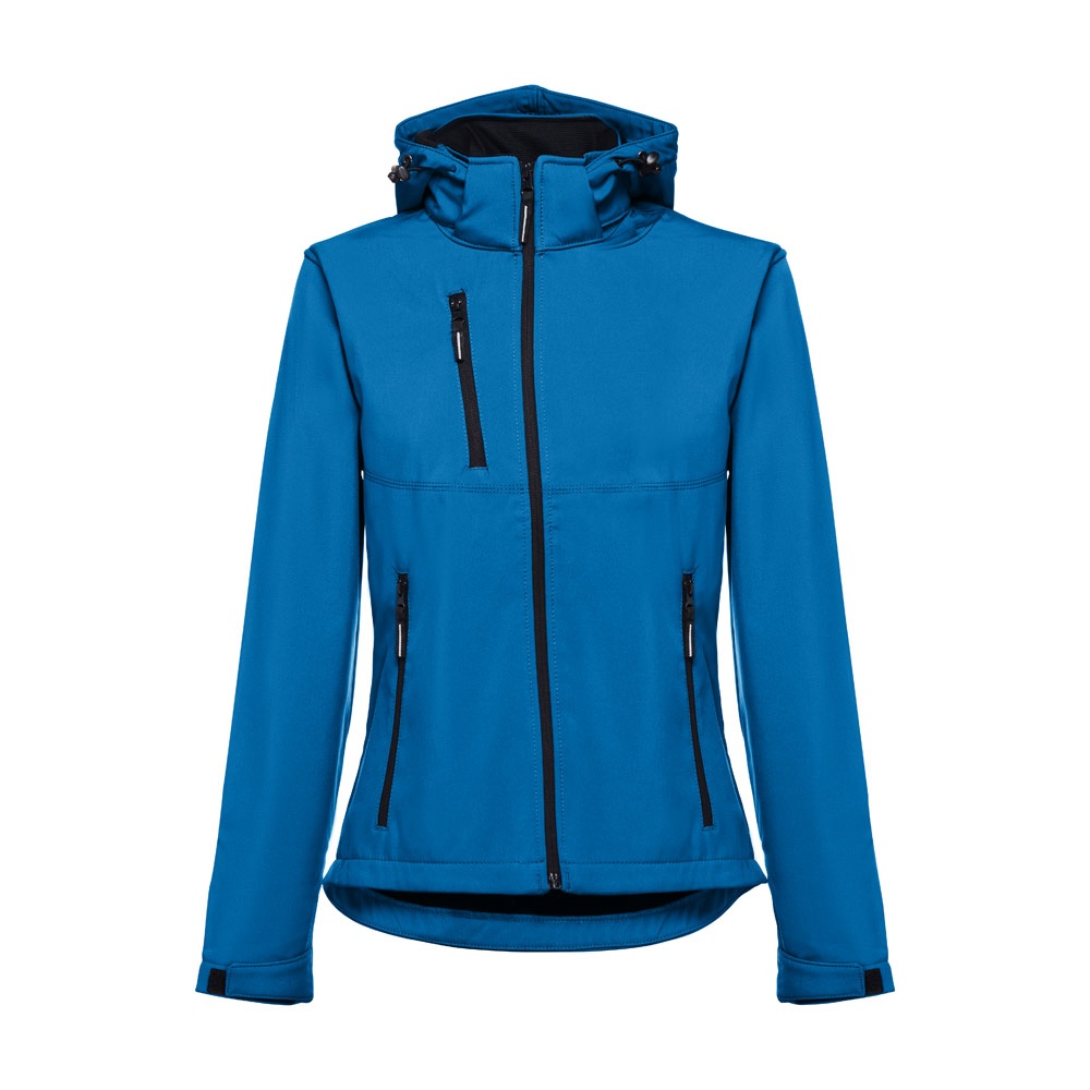 THC ZAGREB WOMEN. Damska kurtka softshell taliowana P034078S modry niebieski