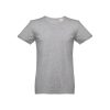 THC SAN MARINO. Męska koszulka z krótkim rękawem z czesanej bawełny P034152S jasnoy szary melanż