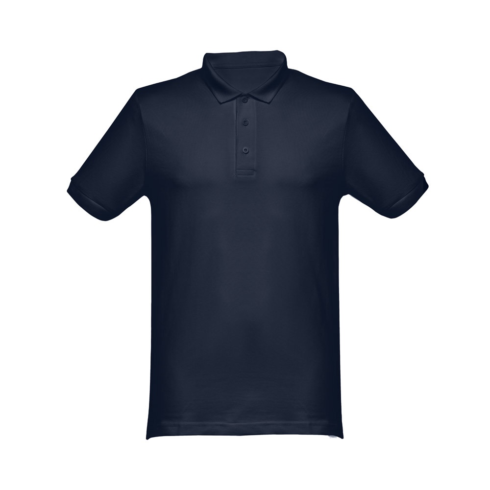 THC MONACO. Męski polo t-shirt P034167S granatowy