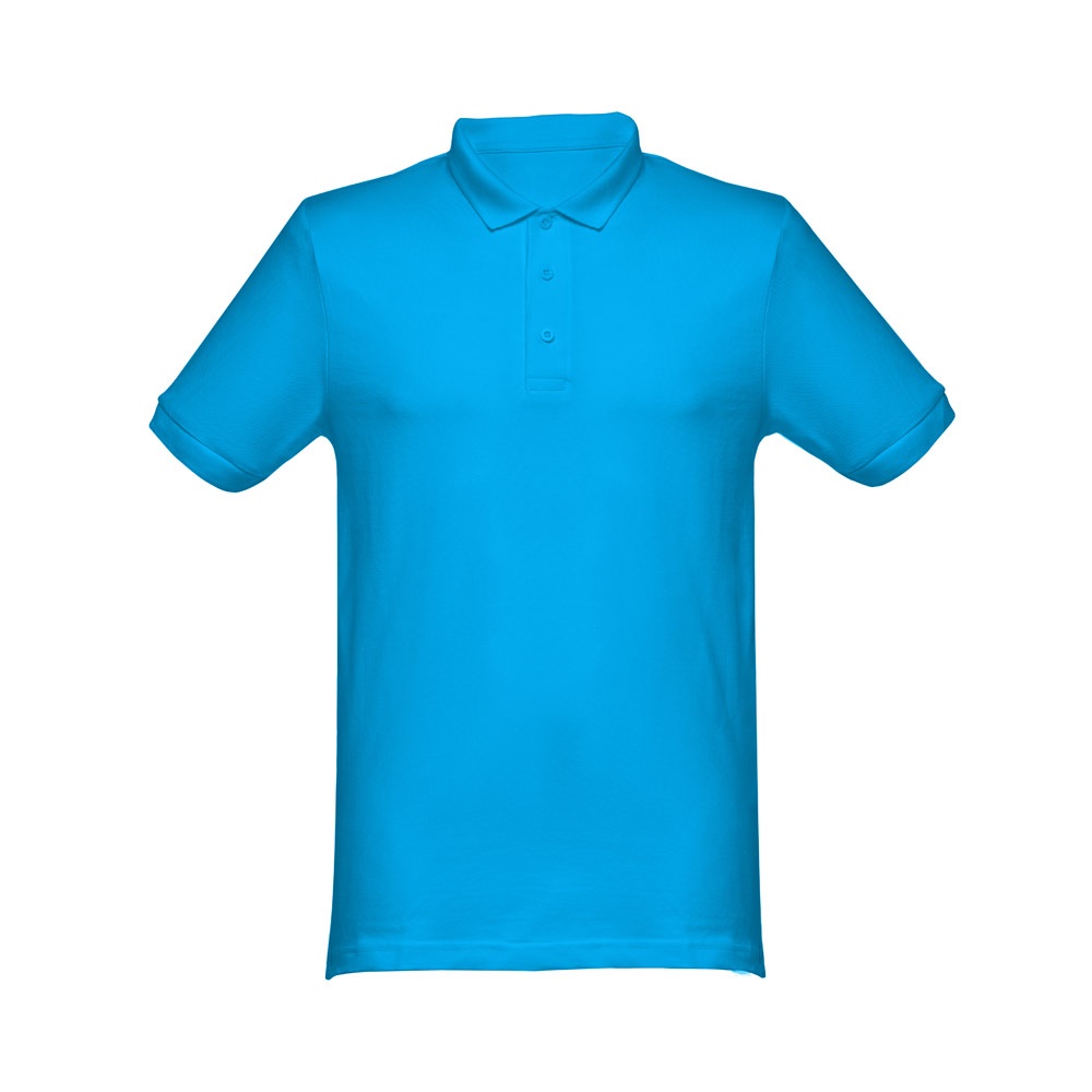 THC MONACO. Męski polo t-shirt P034167S morski niebieski