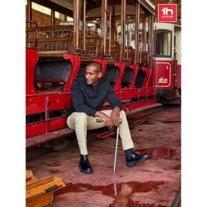 THC TALLINN. Spodnie z bawełny i elastanu P034467S ST-30247-W THC TALLINN. Spodnie z bawełny i elastanu P034467S ST-30247-W