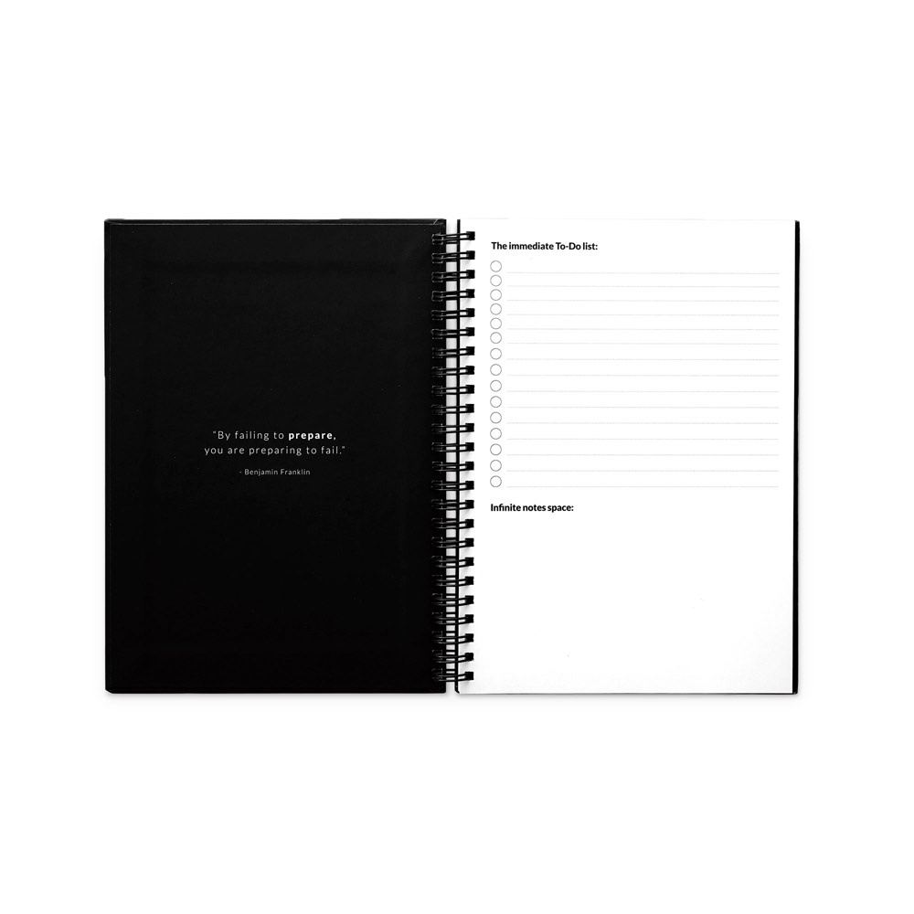STARTER KIT INFINITE PLANNER A5. Zestaw zawiera „Infinite Diary”, zestaw do czyszczenia, marker i uchwyt na marker P083910S czarny