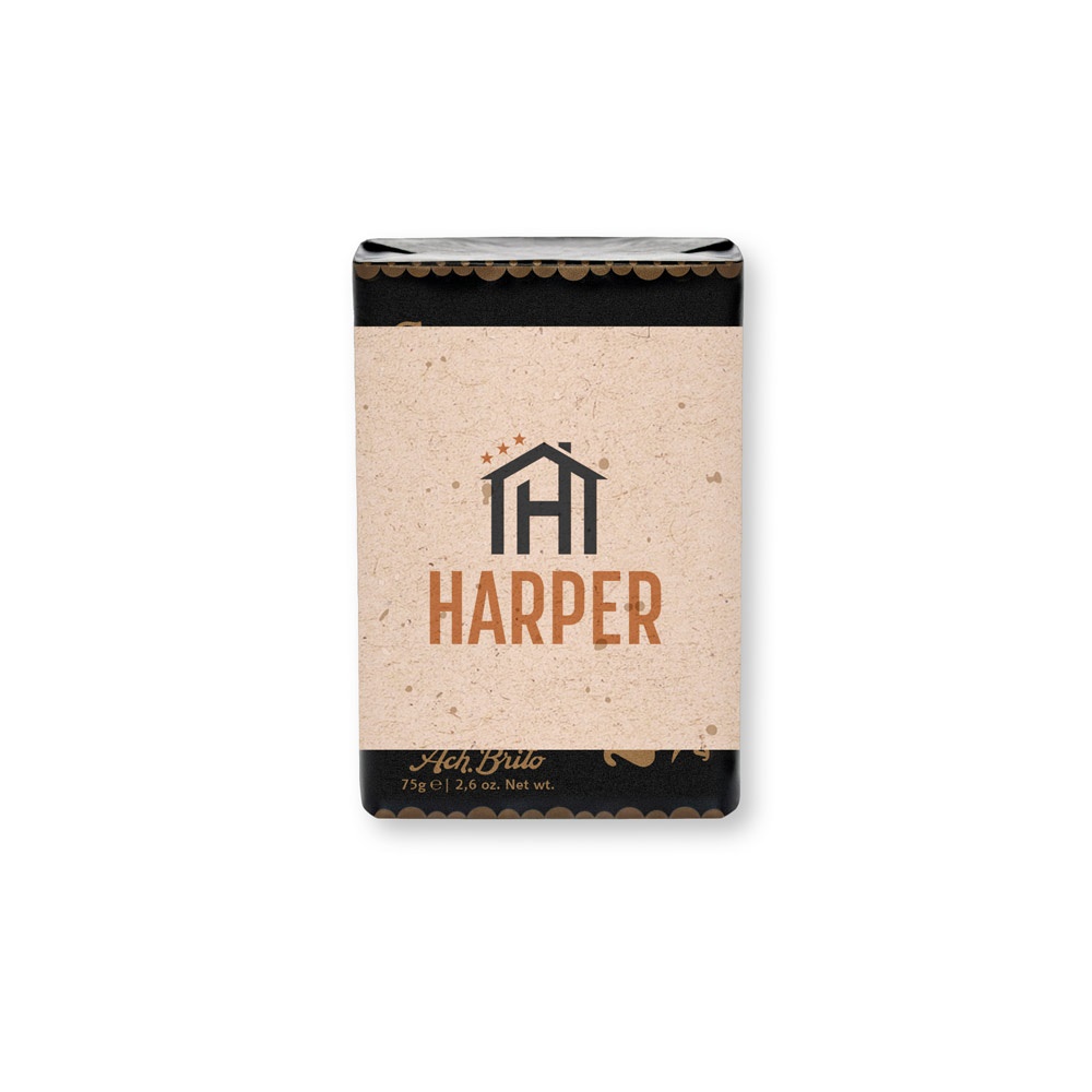 LUSITANOS. Mydła na bazie mydła roślinnego wzbogacone oliwą z oliwek (75 g) P054106S czarny