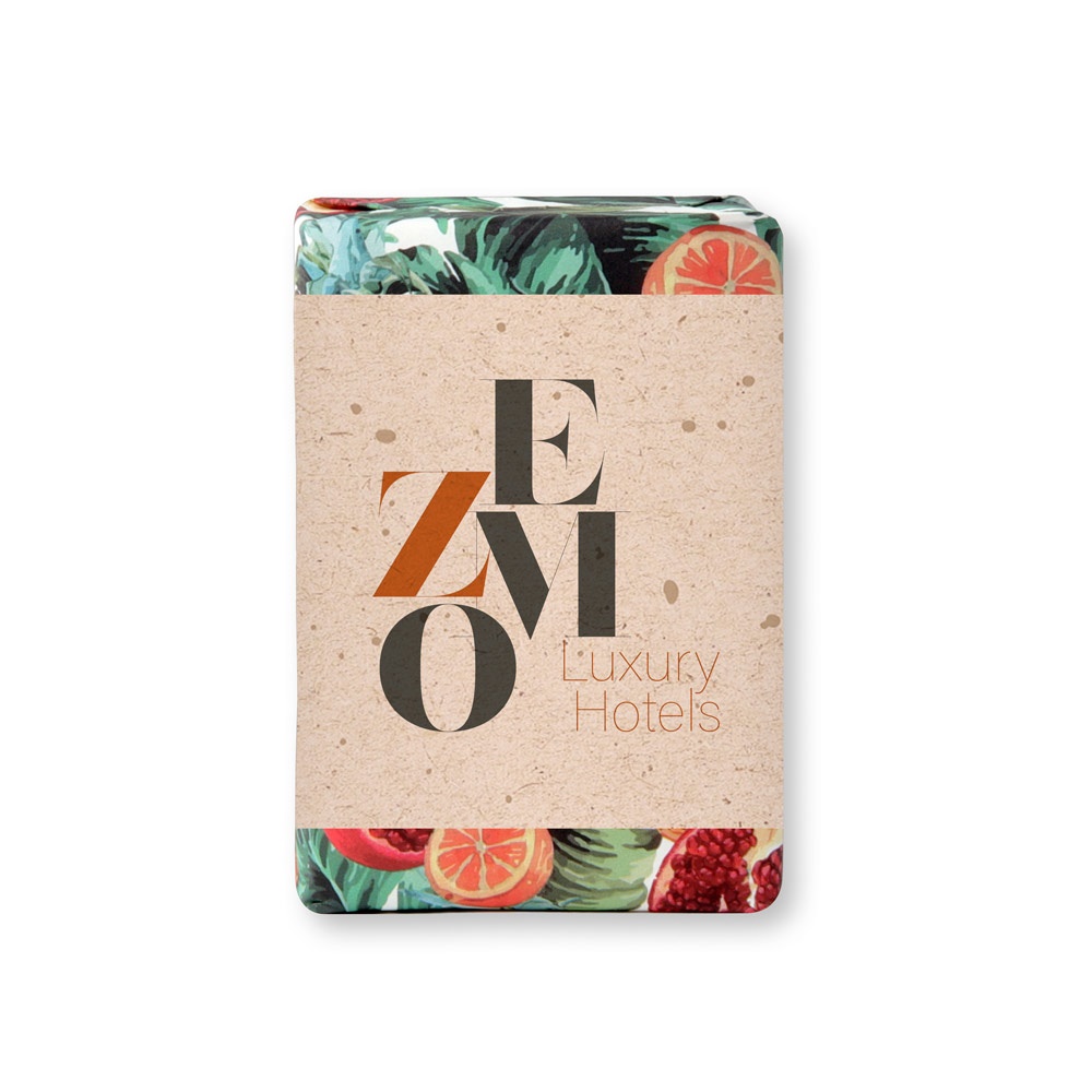 TROPICAL BLOSSOM. Mydła wzbogacone oliwą z oliwek (160g) P054133S pomarańczowy