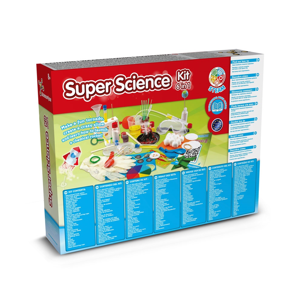 6 in 1 Super Science Kit I. Gra edukacyjna dla dzieci P066901S