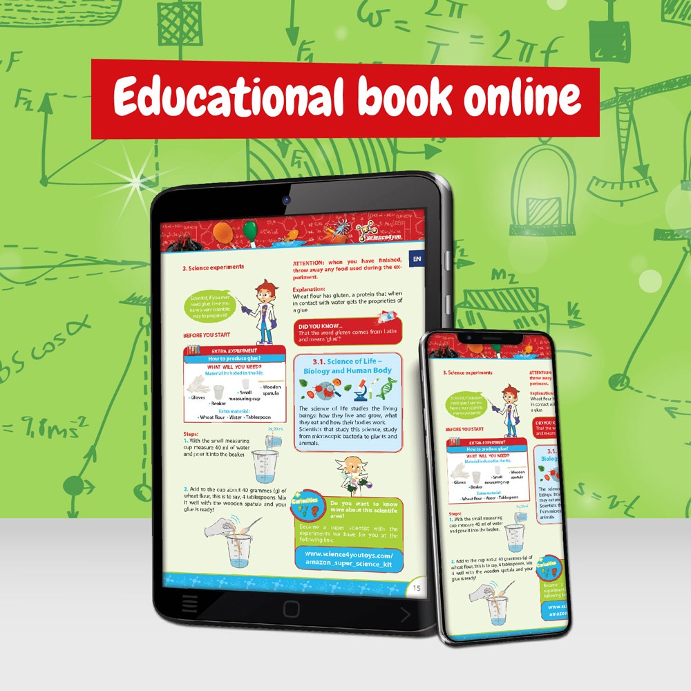 6 in 1 Super Science Kit I. Gra edukacyjna dla dzieci P066901S