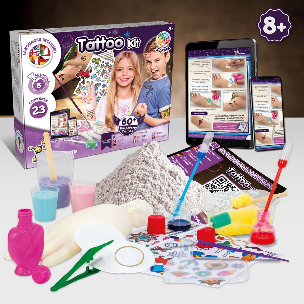 Tattoo Factory Kit I. Gra edukacyjna dla dzieci P066955S
