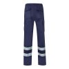 VL ASCLEPIUS. Spodnie diagonalne z wieloma kieszeniami (200 g/m²), wykonane z bawełny (35%) i poliestru (65%) P095559S granatowy