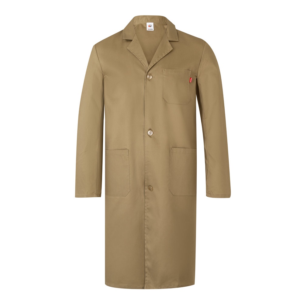 VL DANU. Bluza z długim rękawem (175 g/m²), z bawełny twill (35%) i poliestru (65%) P097135S naturalny