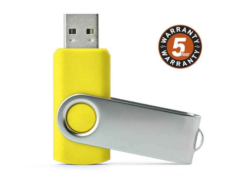 Pamięć USB TWISTER 8 GB P003324A żółty