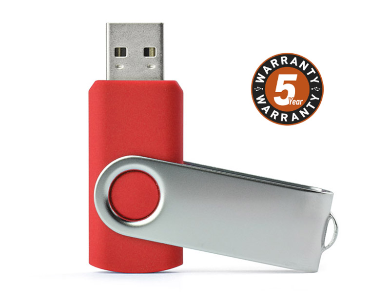 Pamięć USB TWISTER 16 GB P003332A czerwony