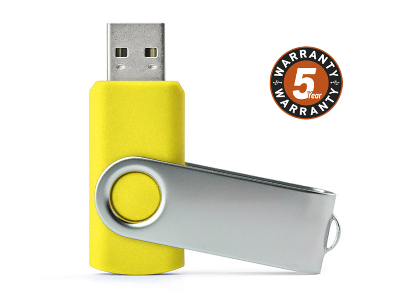 Pamięć USB TWISTER 16 GB P003332A żółty