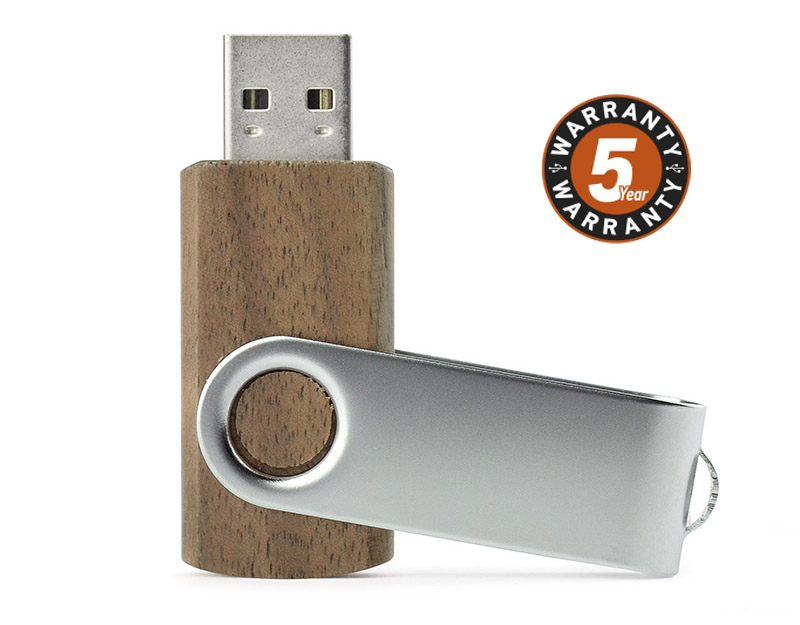 Pamięć USB TWISTER WALNUT 16 GB P003347A AS-44017