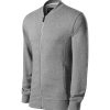 Bluza męska Bomber P028008F ciemnoszary melanż