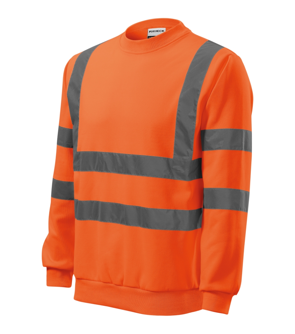 Bluza unisex HV Essential P029290F fluorescencyjny pomarańczowy