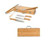 KABSA. Zestaw do grillowania dostarczany w bambusowym etui P040877S