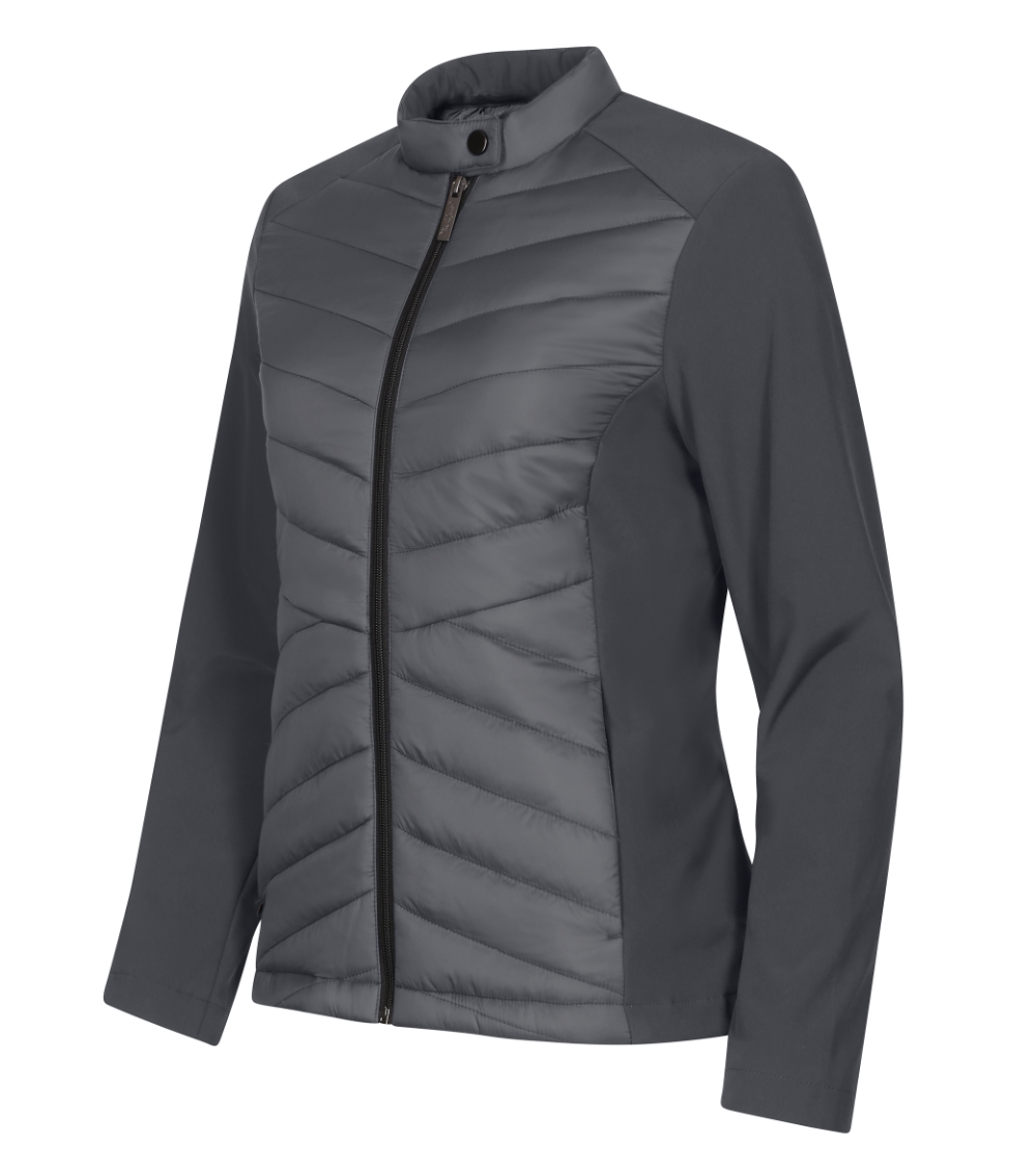 Kurtka hybrydowa damska Cross P083616F light anthracite