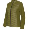 Kurtka hybrydowa damska Cross P083616F zieleń avocado