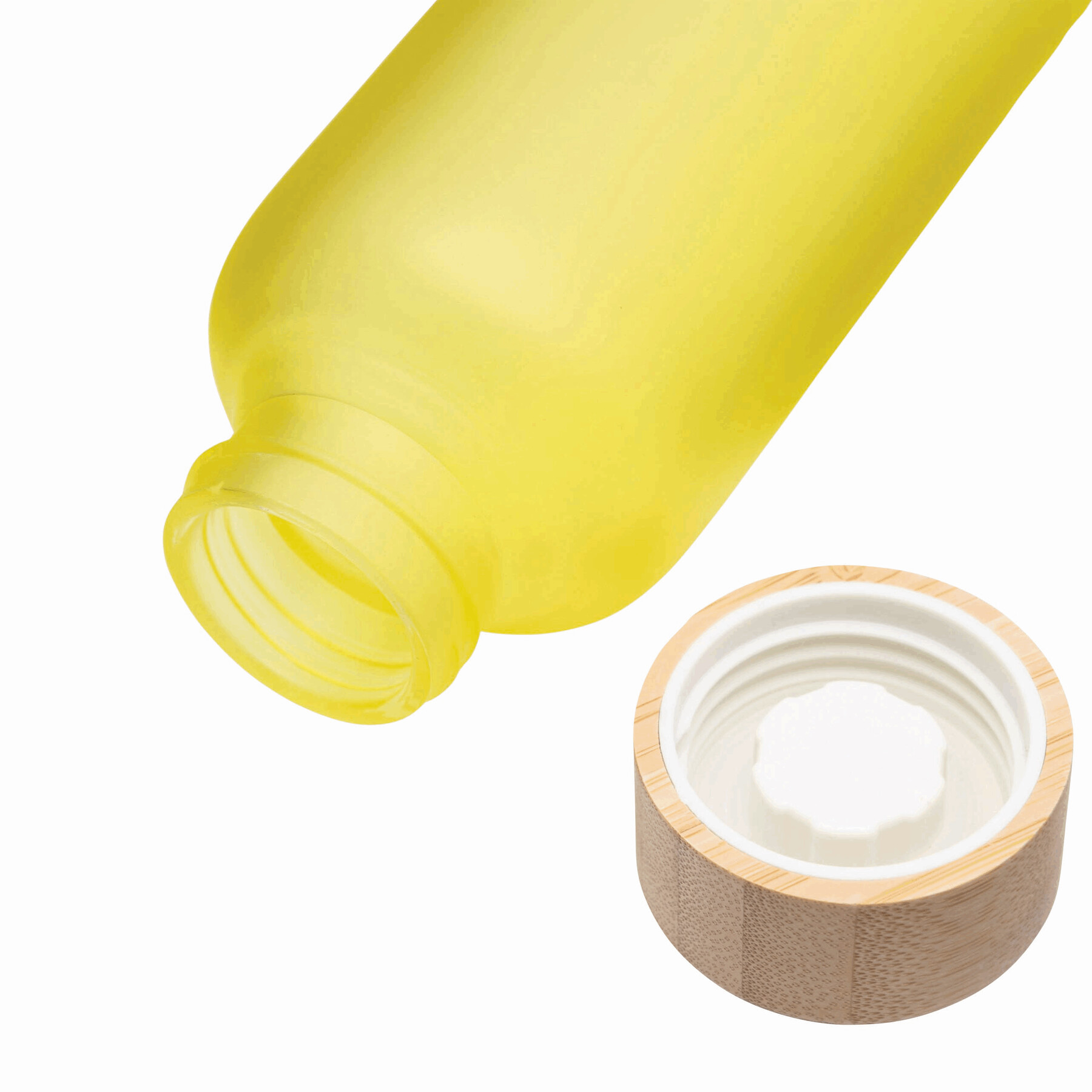 Szklana butelka TAKE FROSTY P038696I żółty