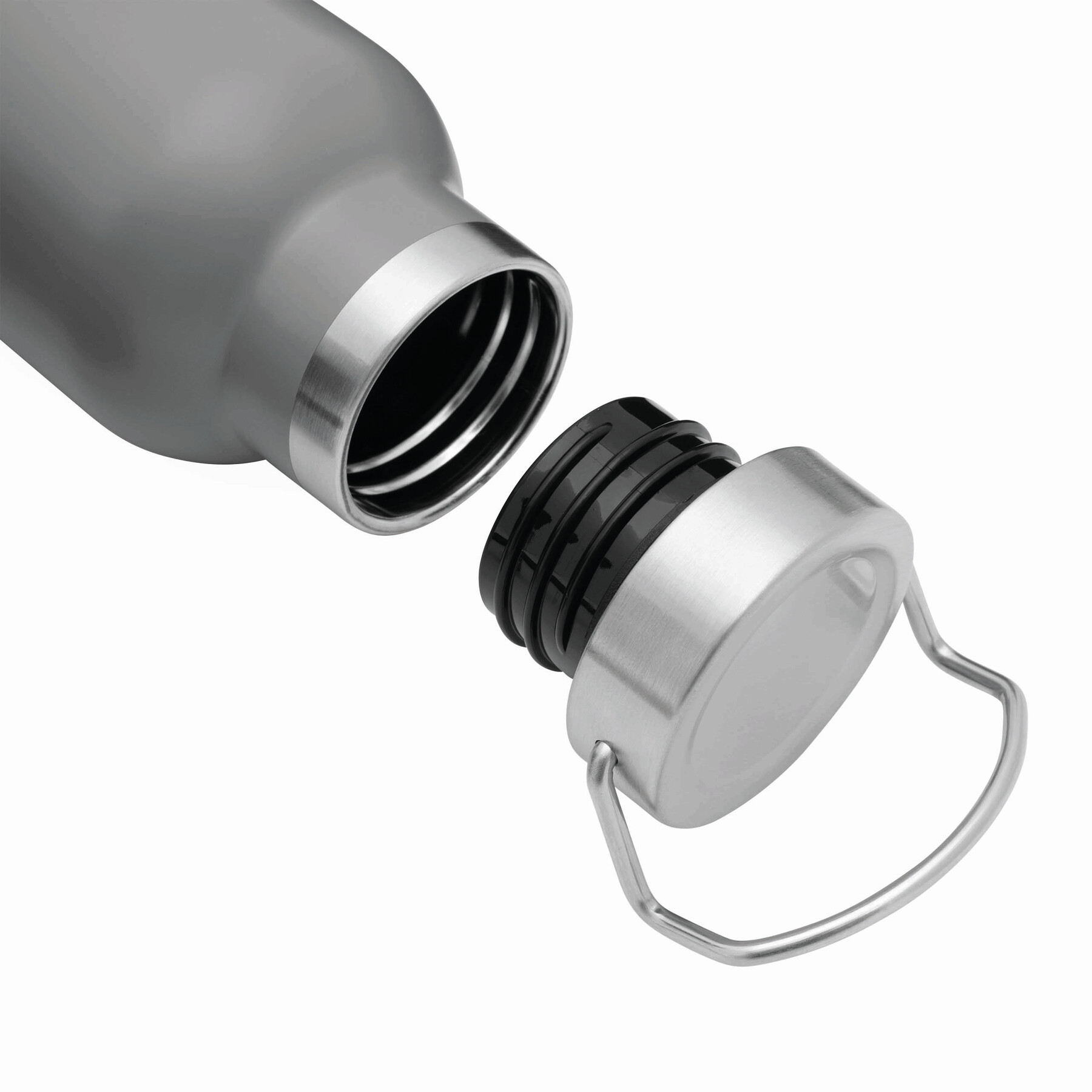 Butelka próżniowa MILITARY P038703I szary Butelka próżniowa MILITARY P038703I szary