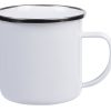 Emaliowany kubek VINTAGE CUP P043054I biały