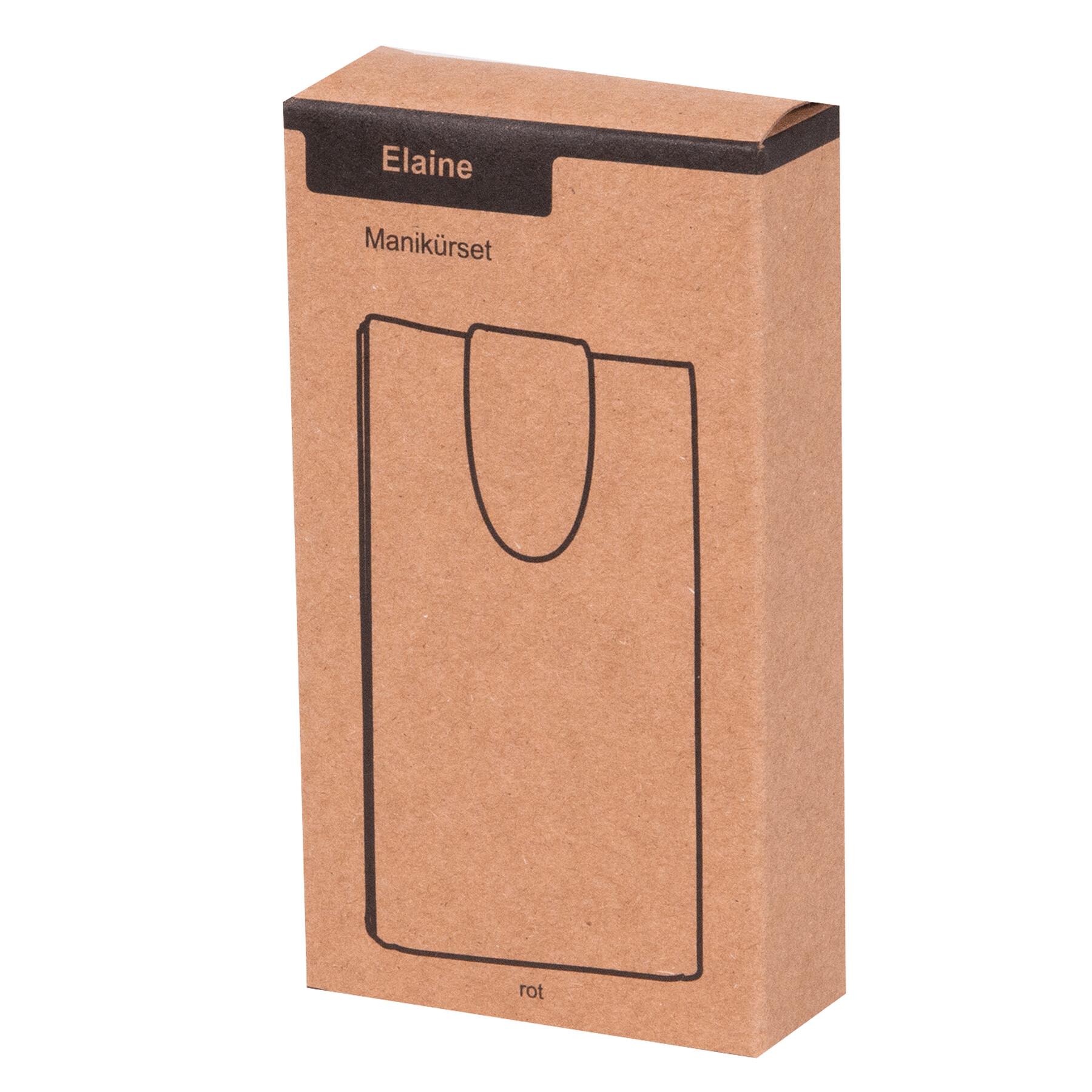 Zestaw do manicure ELAINE P003645I czerwony