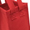 Filcowa torba na butelkę CABERNET P004678I czerwony