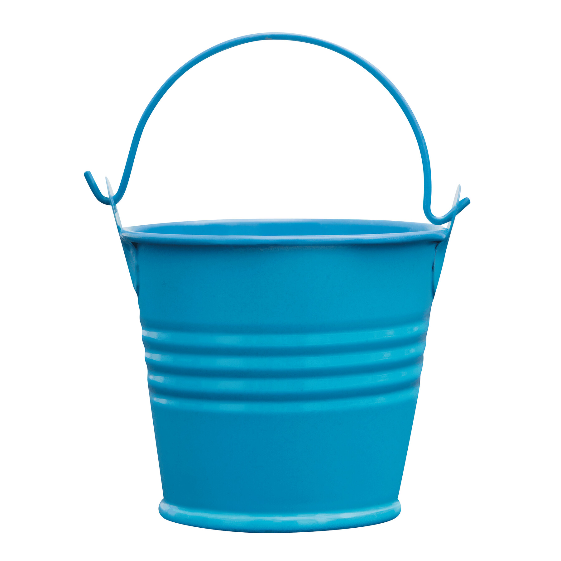 Świeca w wiaderku CLAM P006361I niebieski