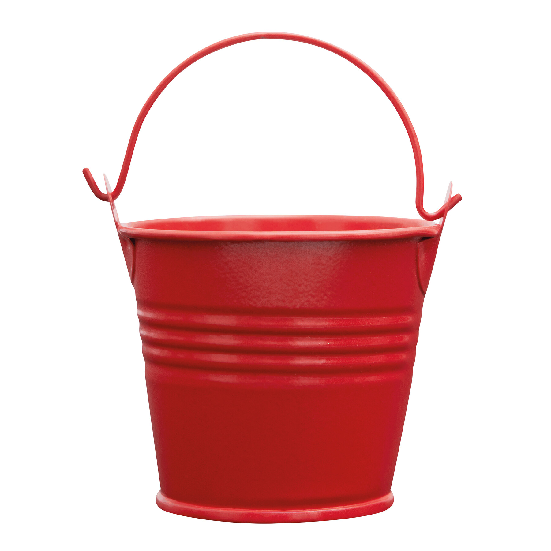 Świeca w wiaderku CLAM P006361I czerwony