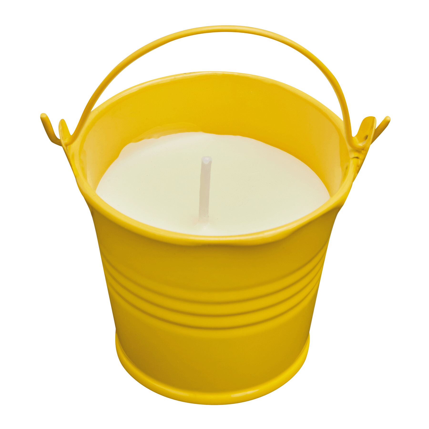 Świeca w wiaderku CLAM P006361I żółty