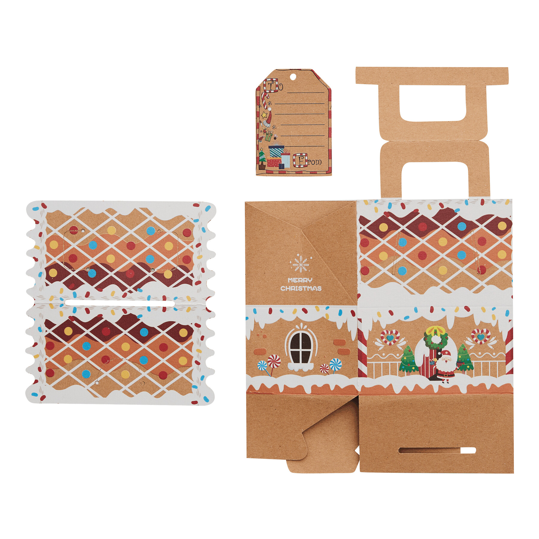 Papierowe pudełko prezentowe SMALL PRESENT. P108616I 4 Papierowe pudełko prezentowe SMALL PRESENT. P108616I