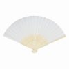 Składany wachlarz BAMBOO COOL P054444I biały