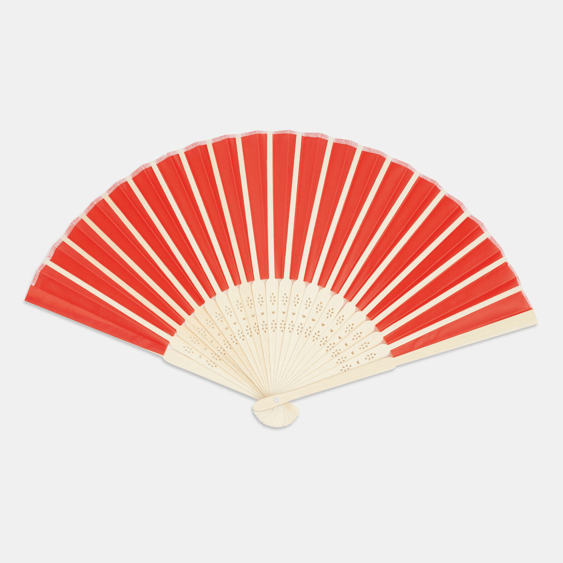 Składany wachlarz BAMBOO COOL P054444I czerwony