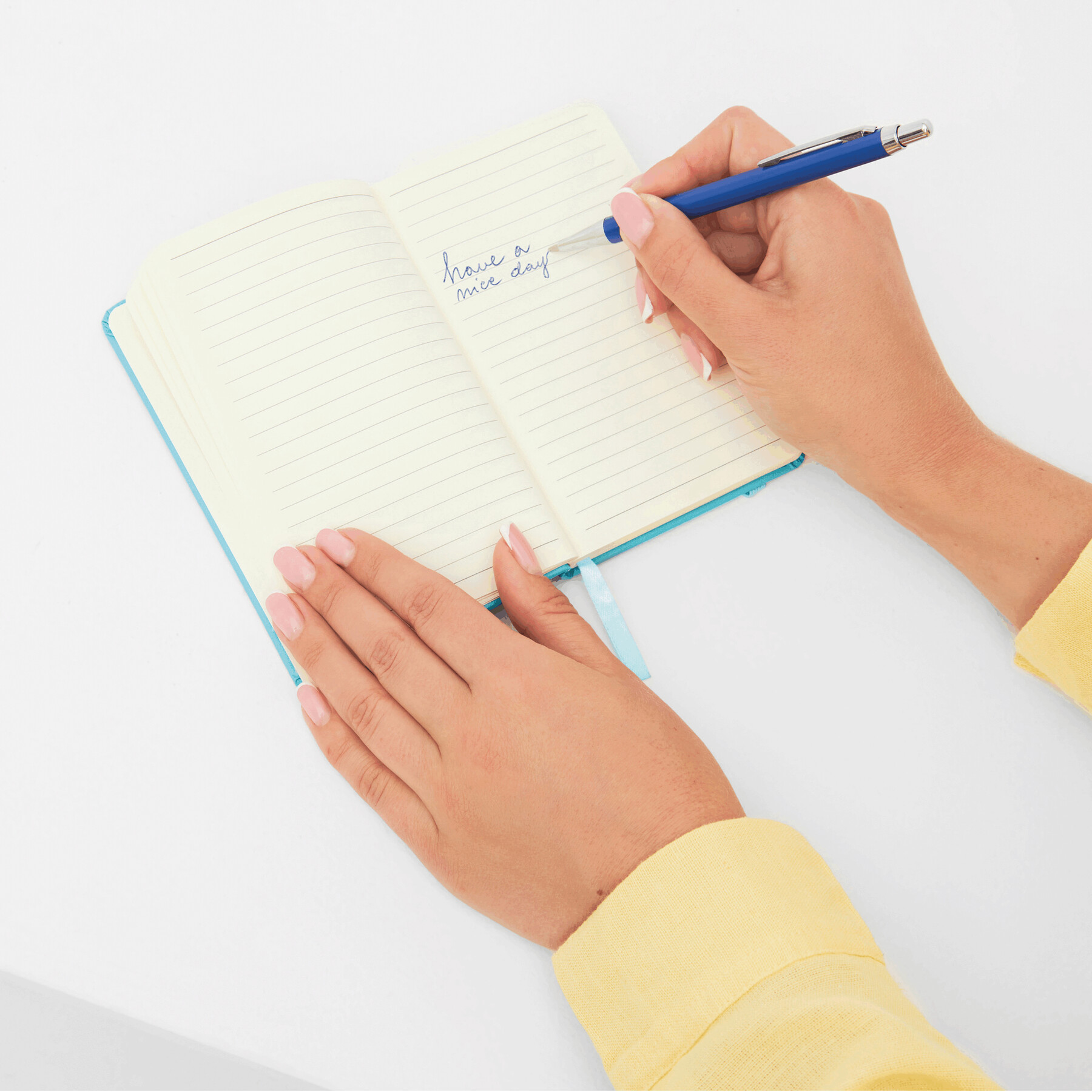 Mosiężny długopis BUDAPEST P051383I niebieski matowy