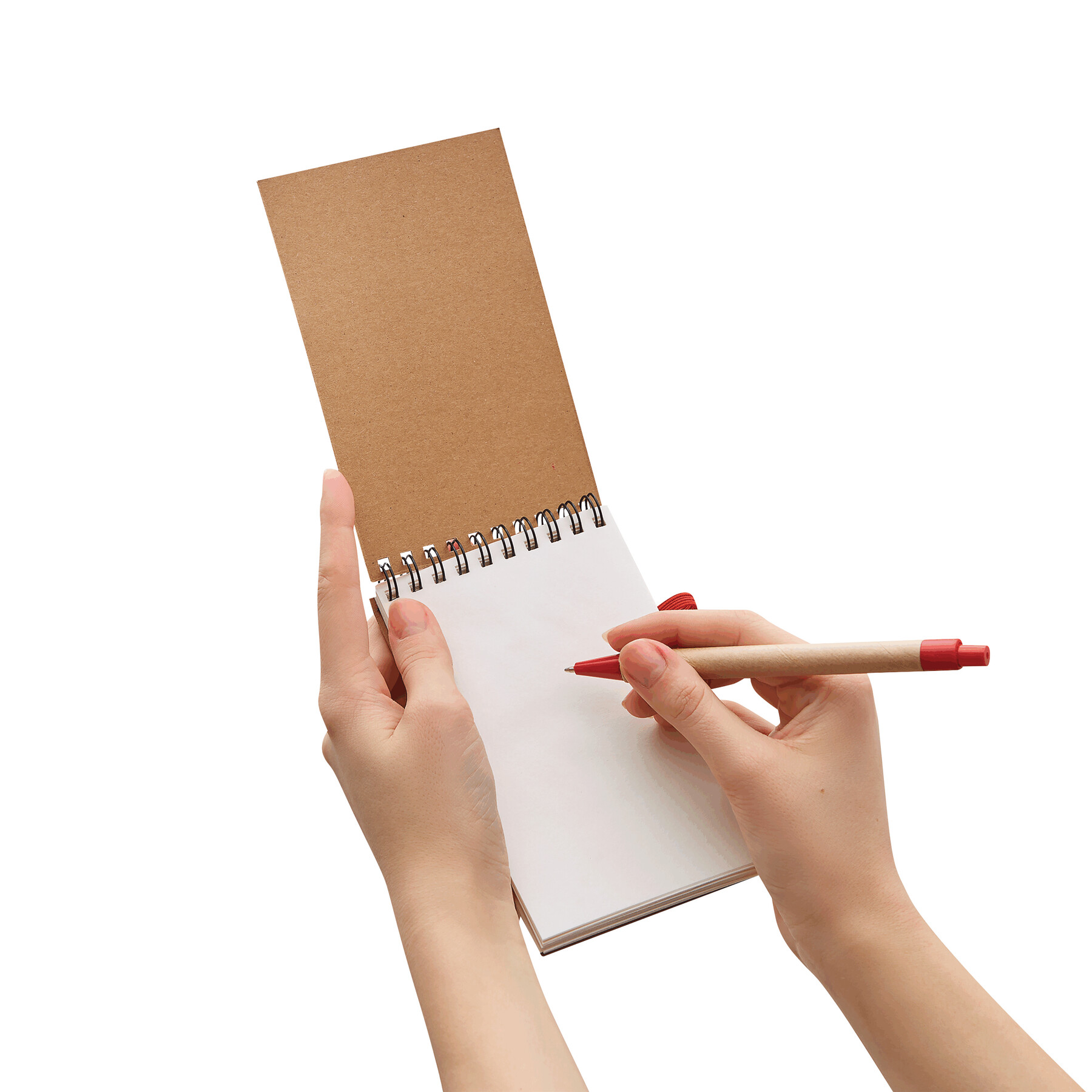 Ekologiczny kołonotatnik RECYCLE M P004362I czerwony