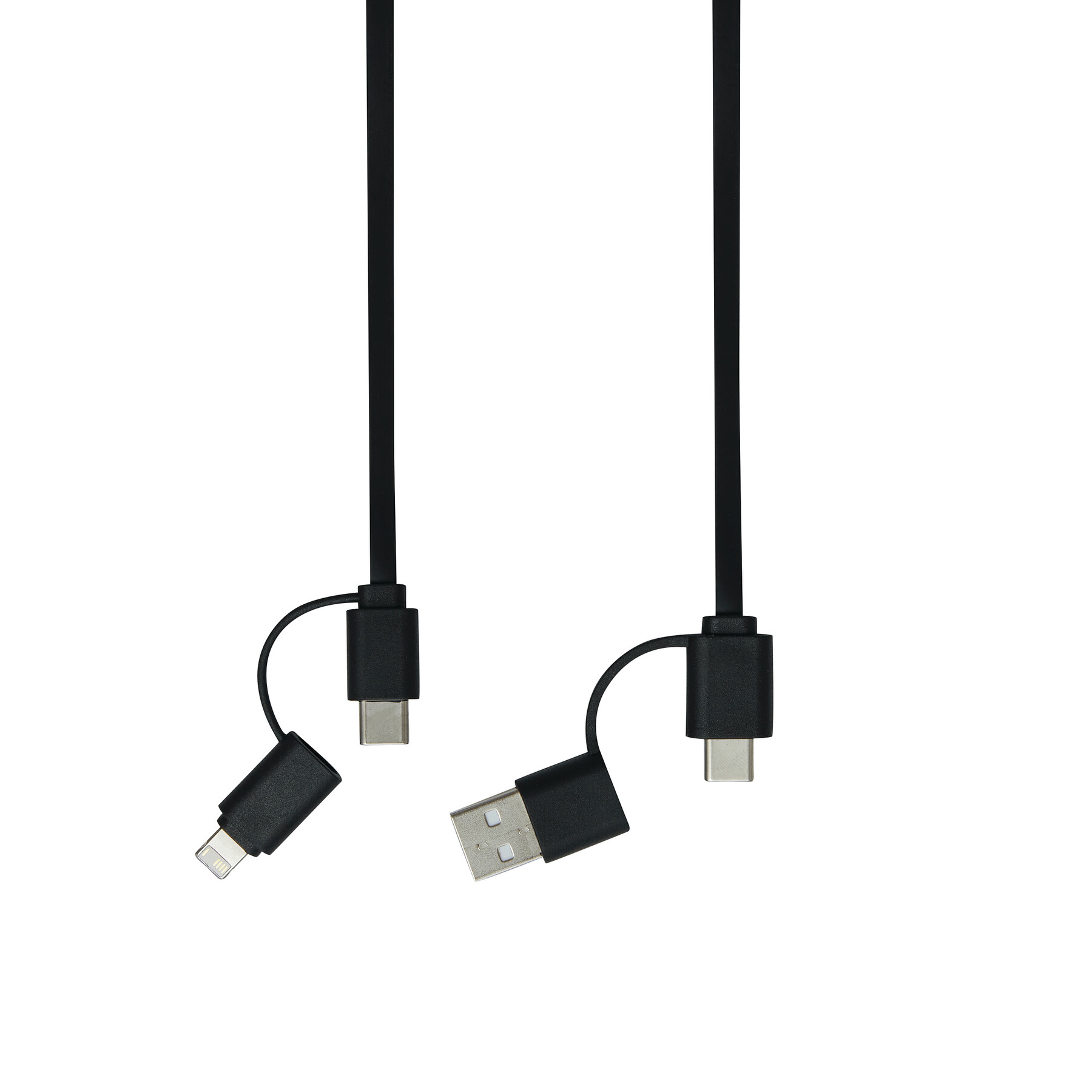 Kabel do ładowania i przesyłania danych TRANSFER ROUND P106560I czarny