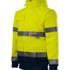 Kurtka unisex HV Guard 4 in 1 P022142F fluorescencyjny żółty