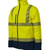 Softshell kurtka unisex HV Drop P042778F fluorescencyjny żółty