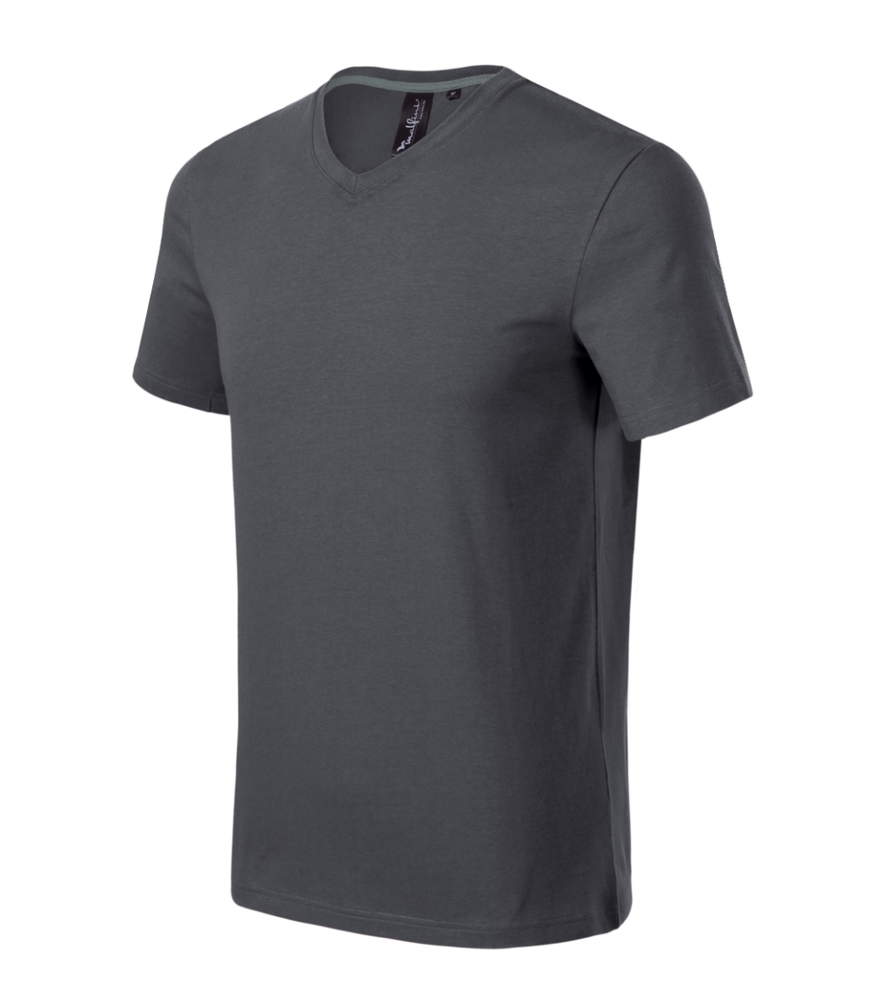 Koszulka męska Action V-neck P066700F light anthracite