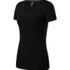 Koszulka damska Action V-neck P066730F czarny